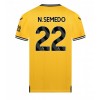 Wolves Nelson Semedo #22 Heimtrikot 2023-24 Kurzarm